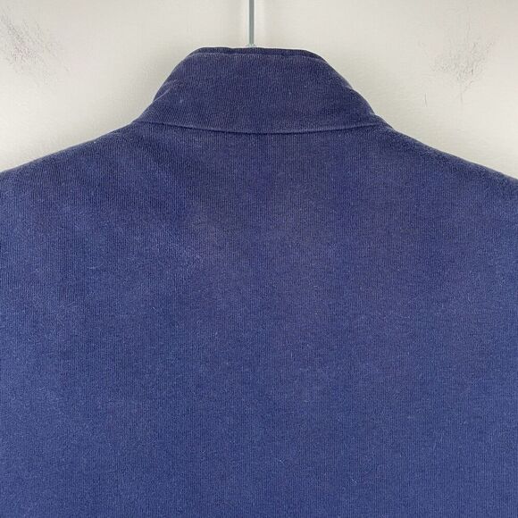 Brooks Brothers Reversible Puffer Vest Mens Medium Silver Navy Quilted Classic - Picture 13 of 15